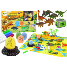 leantoys DIY Kreatív Készlet Dinoszauruszok Festés Tojás Szállító Tojás (13448) kreatív és készségfejlesztő