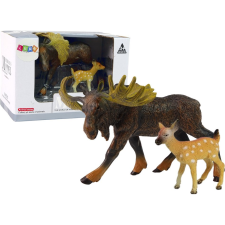 leantoys Erdei Állatok Jávorszarvas Figurakészlet - 2 db (12315) játékfigura