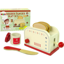 leantoys Fából Készült Kenyérpirító Reggeli Kiegészítők Konyha Gyerekek (10187) konyhakészlet
