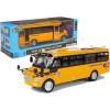 leantoys Fém Iskolabusz Feszített Motorral (5905884454077)