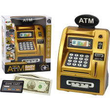 leantoys Gyermek Pénzes Doboz Learning To Save Gold Fekete Arany (17773) oktatójáték