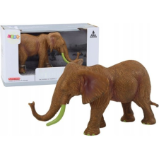 leantoys Gyűjthető Figura Afrikai Elefánt Szafari Barna 18992 ( ) játékfigura