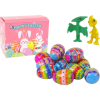 leantoys Húsvéti Játékcsomag Húsvéti Tojásfigura Dinoszaurusz 18 db 13442 (13442)