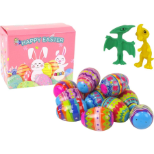 leantoys Húsvéti Játékcsomag Húsvéti Tojásfigura Dinoszaurusz 18 db 13442 (13442) kreatív és készségfejlesztő