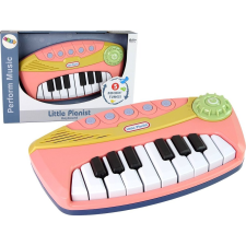 leantoys Interaktív Kis Zongorista - Rózsaszín (15206) kreatív és készségfejlesztő