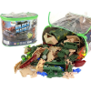 leantoys Katonai Figurakészlet - Fegyverekkel, Járművekkel, 200 db (15678)