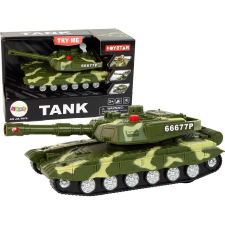 leantoys Katonai Tank Súrlódású Meghajtó Fényhang 15485 (15485) katonásdi