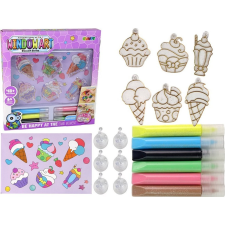 leantoys Kreatív Készlet Festett Üvegablak Fagyasztás Festék Fagylalt Édességek 3D (14962) kreatív és készségfejlesztő