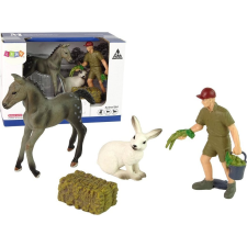 leantoys Ló Nyúl és Gondozójuk Figuraszett 15232 (15232) játékfigura
