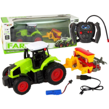 leantoys Mezőgazdasági Jármű Traktor Bálázóval R/C 1_16 Zöld (14816) autópálya és játékautó