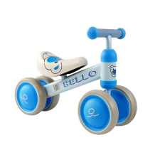leantoys Pedál nélküli kerékpár ikerkerekekkel gyerekeknek, Blue Bello MCT 5263 lábbal hajtható járgány