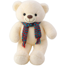 leantoys Plüss Kabala Ölelnivaló Játék Maci Színes Gyapjú Sál Fehér 55cm – 22478 (5905991048343) plüssfigura