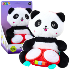 leantoys Plüss Panda Dobokkal Kabala Plüss Játék Fény Hangokkal – 22907 (22907) plüssfigura