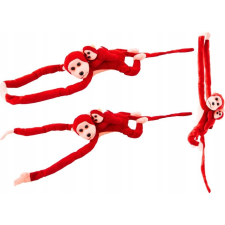 leantoys Plüssmajom Piros 70 cm 16828 ( ) plüssfigura