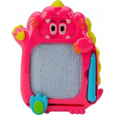 leantoys Rajztábla Zsebjáték 2 Az 1-ben Pink Dinosaur 18333 (18333) készségfejlesztő