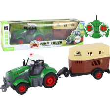 leantoys RC Traktor Távirányítású Mezőgazdasági Gép Utánfutó Pilóta 1_24 (16156) autópálya és játékautó