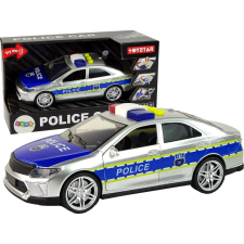 leantoys Rendőrségi Autó 1_14 Friction Drive Ezüst ( ) autópálya és játékautó