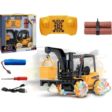 leantoys Távirányítású Targonca 360 Fokos Forgatású Világító Kerekekkel 12093 (12093) autópálya és játékautó