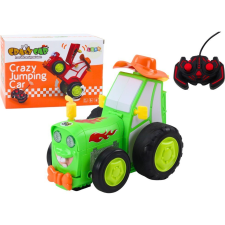 leantoys Távirányítású Ugró Traktor R/C Zöld (21222) autópálya és játékautó
