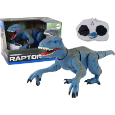 leantoys Távirányítós Dinoszaurusz Velociraptorüvöltő Kék Színű 12440 (12440) játékfigura