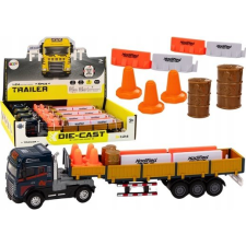 leantoys Teherautó - Pótkocsival, 1:24,Tartozékokkal, Hangokkal, Kék ( ) autópálya és játékautó