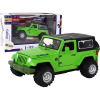 leantoys Terepjáró Autó - Elemekkel, Működő Súrlódó Meghajtóval, Fém, 1:32, Zöld (16292)