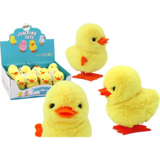 leantoys Ugró Csirke Felhúzható Plüssjáték - Sárga (17682) kreatív és készségfejlesztő