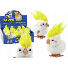 leantoys Ugró Papagáj Felhúzható Plüssjáték Dekoráció Fehér 17685 (17685) készségfejlesztő