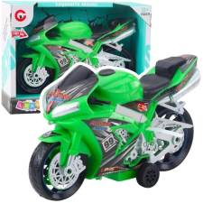 leantoys Versenykerékpár Versenyző Meghajtó Lámpái zölden Hangzanak- 23131 (5905991069171) autópálya és játékautó