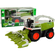 leantoys Zöld Kombájn Mozgó Alkatrészek Nagy Kukorica Betakarító Mc 7166 (13858) autópálya és játékautó