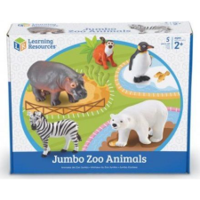 Learning Resources Jumbo Műanyag Állatfigurák: Állatkert - 2 Éves Kortól, Többszínű (404240) játékfigura