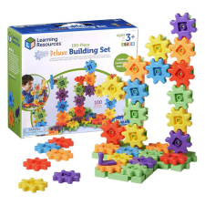Learning Resources LER 9162 Deluxe építőkészlet (100 darabos készlet) barkácsolás, építés