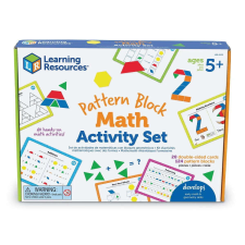 Learning Resources Oktatási tevékenység készlet 124 színes darabból Matematikai mozaik tanulási segédanyagok kreatív és készségfejlesztő