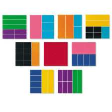 Learning Resources Törtek geometriája - Négyzetek kreatív és készségfejlesztő