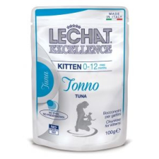 Lechat excellence alutasak kitten Tonhal 100g macskaeledel