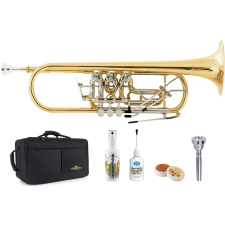 Lechgold Btr-19L Bb koncert trombita Deluxe Szett fúvós hangszer