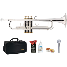 Lechgold Tr-18S trombita ezüstözött Deluxe Szett 00062192 fúvós hangszer