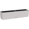 Lechuza Balconera Cottage virágláda 80 cm x 19 cm x 19 cm világosszürke