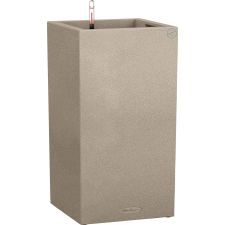 Lechuza Canto Stone 30 high oszlopkaspó homokbézs 30 cm x 30 cm kerti dekoráció
