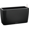 Lechuza Cararo Premium virágláda 75 cm x 30 cm fekete magasfényű