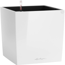 Lechuza Cube Premium kaspó 40 cm x 40 cm fehér magasfényű kerti dekoráció