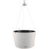 Lechuza Nido Cottage 35 függő virágtartó világosszürke 35 cm átmérő