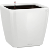 Lechuza Quadro Premium LS kaspó 28 cm x 28 cm x 26 cm fehér magasfényű
