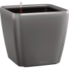 Lechuza Quadro Premium LS kaspó 50 cm x 50 cm x 47 cm antracit-metál