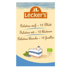  Leckers bio zselatinlap állati eredetű 12 db alapvető élelmiszer