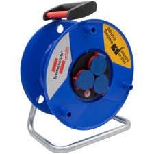 Lectra Technik Kft. Kültéri kábeldob kábel nélkül, 3 dugalj, kék (Garant ST-CEE) villanyszerelés