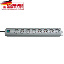 Lectra Technik Kft. Nyolcas elosztósor, 2 méteres, szürke villanyszerelés