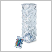  LED asztali lámpa Crystal + távirányító 014434 világítás