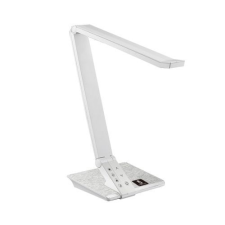  Led asztali lámpa fehér-inox 10W, érintős-fényerőszabályozható világítás