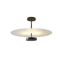  LED -csillár, modern stílus, energiahatékony, 3 Fény árnyalata, fekete 40 cm -es világítás